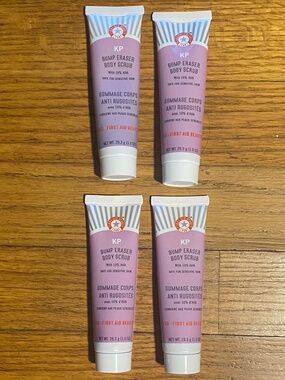 4X First Aid Beauty KP Bump Eraser Body Scrub minis NEW